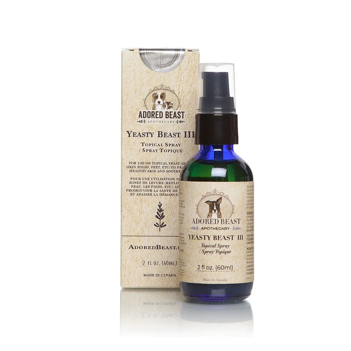 Adored Beast - Yeasty Beast (Topical Spray for Dogs)